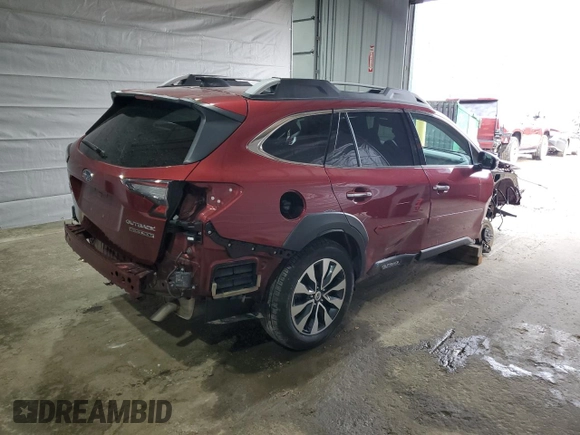 2023 Subaru Outback Touring XT with VIN 4S4BTGPD0P3158571, listed as a Copart auction lot 52490705 with 19,285 mi miles and Salvage title. Bid and sale history available at DreamBid. Image 3.