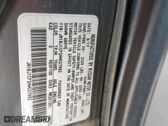 2017 Nissan Rogue SV z VIN JN1BJ1CP2HW027992, wystawiony jako Copart lot #53279025 z przebiegiem 110 370 mil mil oraz Szkoda całkowita • Salvage title. Historia ofert i sprzedaży dostępna na DreamBid. Obrazek 16.
