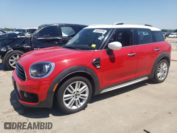2020 MINI Countryman Oxford Edition with VIN WMZYW3C05L3L16303, listed as a Copart auction lot 58220794 with 73,586 mi miles and Salvage Title. Bid and sale history available at carsss.com. Image 1.