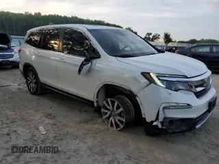 2019 Honda Pilot EX-L with VIN 5FNYF5H44KB009679, listed as a Copart auction lot 62210505 with 148,628 mi miles and Salvage title. Bid and sale history available at DreamBid. Image 4.