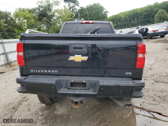 2018 Chevrolet Silverado 3500HD LTZ with VIN 1GC4K0CY3JF205260, listed as a Copart auction lot 64076624 with 0 mi miles and Salvage Title. Bid and sale history available at carsss.com. Image 6.
