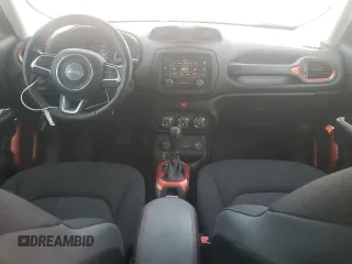 2016 Jeep Renegade Trailhawk with VIN ZACCJBCT6GPD25378, listed as a Copart auction lot 64984875 with 96,325 mi miles and Salvage title. Bid and sale history available at DreamBid. Image 8.