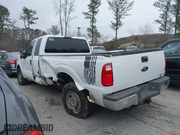 2012 Ford Super Duty F-250 SRW XL with VIN 1FT7X2A68CEB58554, listed as a IAAI auction lot 41366350 with 147,085 mi miles. Bid and sale history available at carsss.com. Image 14.
