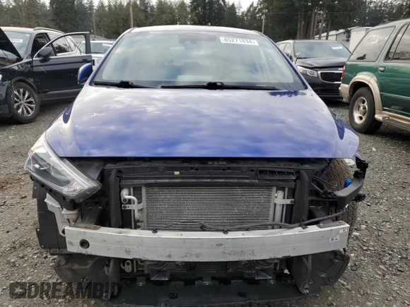 2021 Hyundai Ioniq SE with VIN KMHC75LCXMU248732, listed as a Copart auction lot 85271834 with 57,935 mi miles and Salvage Title. Bid and sale history available at DreamBid. Image 5.