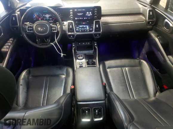 2021 Kia Sorento EX with VIN KNDRH4LG1M5045196, listed as a Copart auction lot 56785305 with 37,876 mi miles and Salvage title. Bid and sale history available at DreamBid. Image 8.