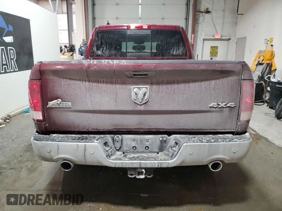 2017 Ram 1500 Big Horn with VIN 1C6RR7LM8HS880862, listed as a Copart auction lot 45559405 with 103,034 mi miles and Salvage Title. Bid and sale history available at carsss.com. Image 6.