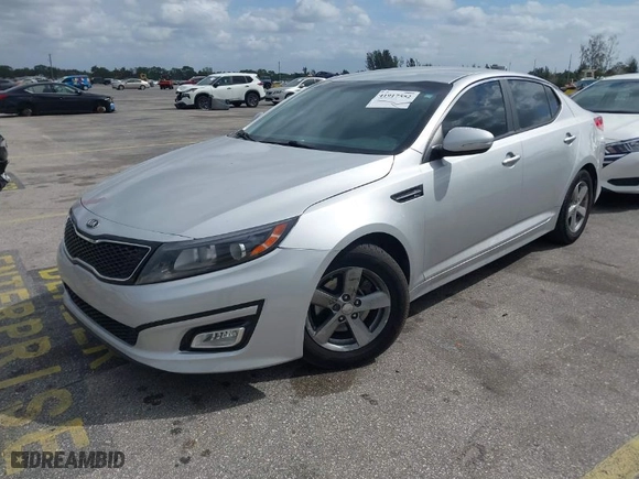 2015 Kia Optima LX with VIN 5XXGM4A7XFG452440, listed as a IAAI auction lot 41917552 with 68,470 mi miles. Bid and sale history available at carsss.com. Image 2.