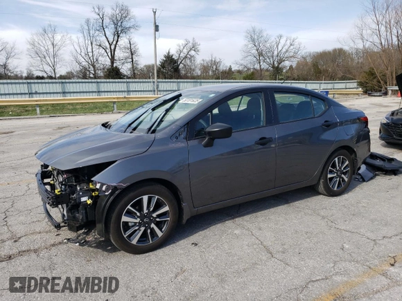2024 Nissan Versa S with VIN 3N1CN8DV1RL866991, listed as a Copart auction lot 50181635 with 2,617 mi miles and Salvage Title. Bid and sale history available at DreamBid. Image 1.
