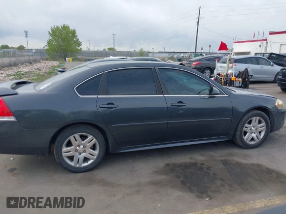 2011 Chevrolet Impala LT Fleet with VIN 2G1WG5EK7B1104322, listed as a IAAI auction lot 42052964 with 159,598 mi miles and . Bid and sale history available at DreamBid. Image 13.