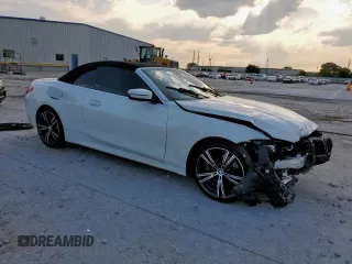 2021 BMW 4 Series 430i with VIN WBA23AT02MCG80425, listed as a Copart auction lot 59020905 with 32,198 mi miles and Salvage title. Bid and sale history available at DreamBid. Image 4.