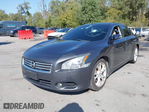 2013 Nissan Maxima SV with VIN 1N4AA5AP9DC807671, listed as a IAAI auction lot 40508617 with 119,647 mi miles and . Bid and sale history available at DreamBid. Image 2.