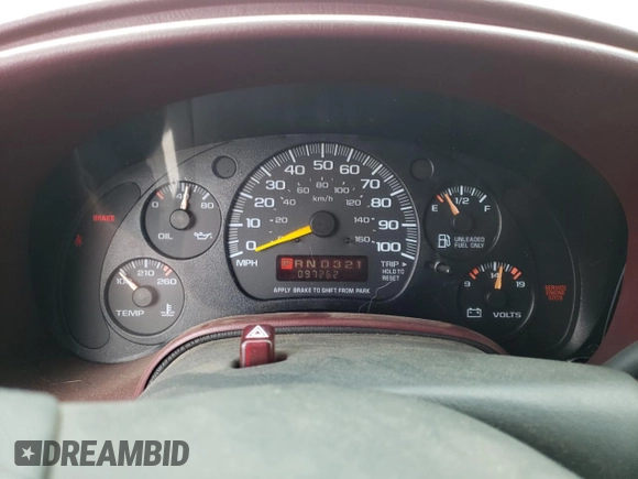 1998 Chevrolet Astro Cargo z VIN 1GCDM19W6WB185204, wystawiony jako Copart lot #72199484 z przebiegiem 97 262 mil mil oraz Szkoda całkowita • Salvage title. Historia ofert i sprzedaży dostępna na DreamBid. Obrazek 9.