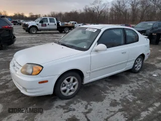 2003 Hyundai Accent GL with VIN KMHCG35C53U258469, listed as a Copart auction lot 82977294 with 99,136 mi miles and Clean Title. Bid and sale history available at carsss.com. Image 1.