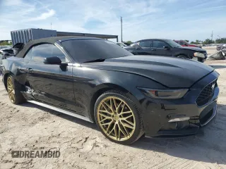 2017 Ford Mustang V6 with VIN 1FATP8EM2H5247804, listed as a Copart auction lot 87425734 with 109,779 mi miles and Salvage Title. Bid and sale history available at carsss.com. Image 4.
