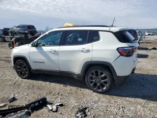 2021 Jeep Compass 80th Anniversary with VIN 3C4NJCEB6MT553095, listed as a Copart auction lot 45176075 with 45,415 mi miles and Salvage Title. Bid and sale history available at carsss.com. Image 2.