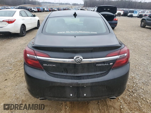 2015 Buick Regal Premium I with VIN 2G4GN5EX6F9182686, listed as a Copart auction lot 43597215 with 123,836 mi miles and Clean Title. Bid and sale history available at carsss.com. Image 6.