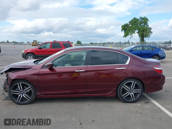 2017 Honda Accord Sport with VIN 1HGCR2F52HA116583, listed as a IAAI auction lot 41905383 with 110,667 mi miles and . Bid and sale history available at carsss.com. Image 15.
