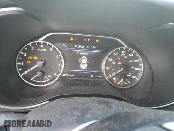 2020 Nissan Maxima SR with VIN 1N4AA6EV7LC385655, listed as a Copart auction lot 45898865 with 41,924 mi miles and Salvage title. Bid and sale history available at DreamBid. Image 9.