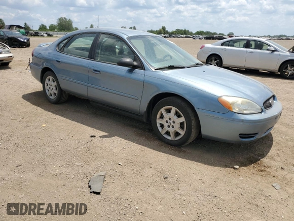 2007 Ford Taurus SE with VIN 1FAFP53UX7A141797, listed as a Copart auction lot 60745515 with Not provided miles and Non repairable. Bid and sale history available at DreamBid. Image 4.