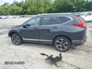 2018 Honda CR-V Touring with VIN 2HKRW2H91JH688325, listed as a Copart auction lot 63619555 with 124,962 mi miles and Salvage title. Bid and sale history available at DreamBid. Image 2.