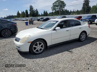 2003 Infiniti G35 z VIN JNKCV51E93M317938, wystawiony jako Copart lot #58430205 z przebiegiem 164 276 mil mil oraz Czysty tytuł • Clean title. Historia ofert i sprzedaży dostępna na DreamBid. Obrazek 1.