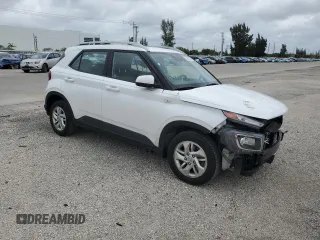 2020 Hyundai Venue SEL with VIN KMHRC8A31LU033023, listed as a Copart auction lot 51805345 with 50,974 mi miles and Salvage Title. Bid and sale history available at DreamBid. Image 4.