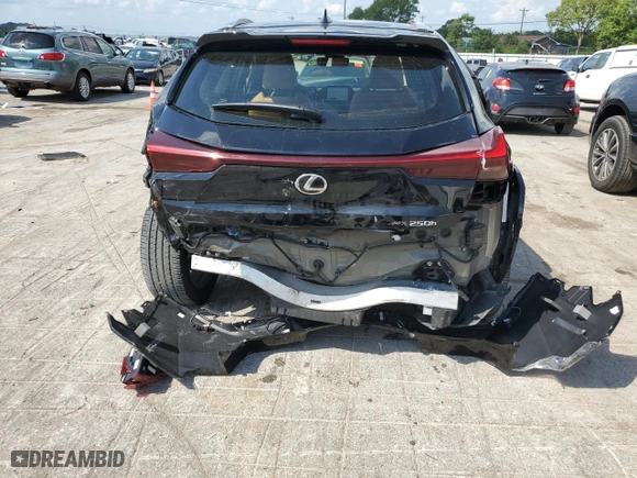 2024 Lexus UX with VIN JTHP6JBH2R2191619, listed as a Copart auction lot 65536244 with 11,190 mi miles and Salvage Title. Bid and sale history available at carsss.com. Image 6.