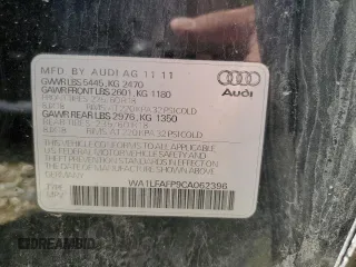 2012 Audi Q5 Premium Plus with VIN WA1LFAFP9CA062396, listed as a Copart auction lot 59847375 with 125,558 mi miles and Salvage title. Bid and sale history available at DreamBid. Image 13.