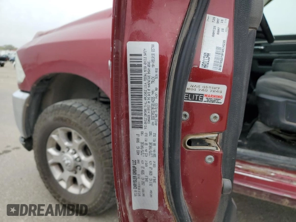 2015 Ram 2500 SLT with VIN 3C6TR5DT9FG514235, listed as a Copart auction lot 77594614 with 0 mi miles and Salvage Title. Bid and sale history available at carsss.com. Image 14.
