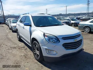 2016 Chevrolet Equinox LTZ with VIN 2GNALDEKXG6277406, listed as a IAAI auction lot 41710843 with 97,217 mi miles. Bid and sale history available at carsss.com. Image 1.