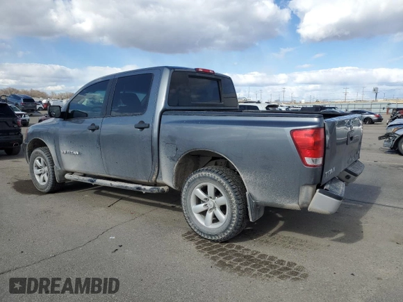 2015 Nissan Titan S with VIN 1N6AA0EJ3FN510726, listed as a Copart auction lot 49735805 with 111,032 mi miles and Salvage title. Bid and sale history available at DreamBid. Image 2.