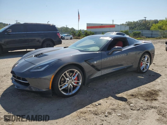2014 Chevrolet Corvette Z51 2LT with VIN 1G1YJ2D75E5127249, listed as a Copart auction lot 71869424 with 34,818 mi miles and Non repairable. Bid and sale history available at DreamBid. Image 1.