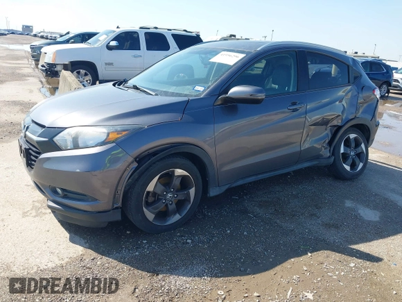 2018 Honda HR-V EX-L Navi with VIN 3CZRU6H7XJM700052, listed as a IAAI auction lot 41956296 with 88,204 mi miles. Bid and sale history available at carsss.com. Image 18.