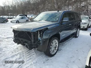 2019 Cadillac Escalade ESV Luxury with VIN 1GYS4HKJ1KR397101, listed as a Copart auction lot 85599054 with 64,256 mi miles and Salvage title. Bid and sale history available at DreamBid. Image 1.
