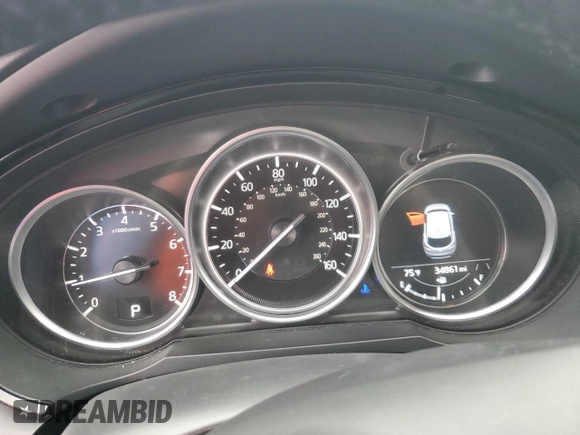 2021 Mazda CX-9 Sport with VIN JM3TCBBY3M0509113, listed as a Copart auction lot 74117544 with 34,861 mi miles and Non Repairable. Bid and sale history available at DreamBid. Image 9.