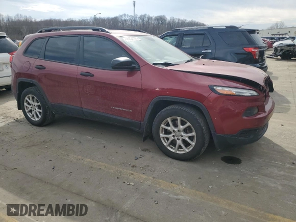 2016 Jeep Cherokee Altitude with VIN 1C4PJMAS9GW174465, listed as a Copart auction lot 46621775 with 157,667 mi miles and Salvage title. Bid and sale history available at DreamBid. Image 4.