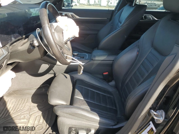2022 BMW i4 eDrive40 with VIN WBY73AW0XNFN03508, listed as a Copart auction lot 48745045 with NaN miles and Salvage Title. Bid and sale history available at carsss.com. Image 7.