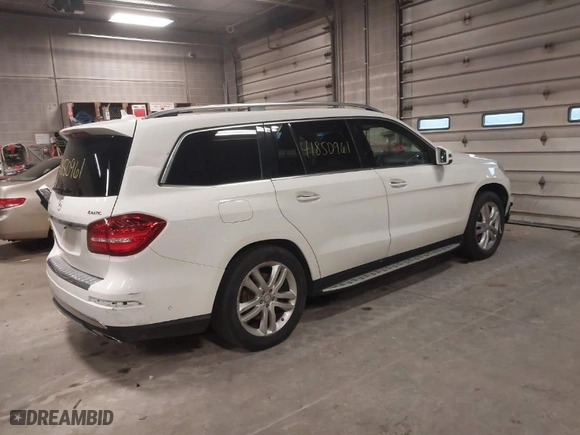 2017 Mercedes-Benz GLS with VIN 4JGDF6EE9HA766026, listed as a IAAI auction lot 41850961 with 120,963 mi miles. Bid and sale history available at carsss.com. Image 4.