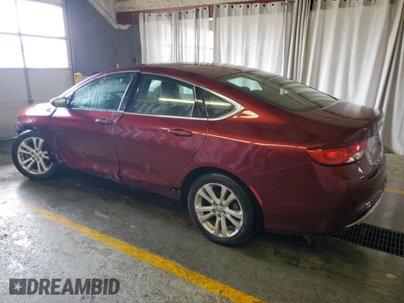 2015 Chrysler 200 Limited with VIN 1C3CCCAB7FN617532, listed as a Copart auction lot 49845165 with 114,584 mi miles and Clean title. Bid and sale history available at DreamBid. Image 2.