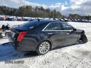 2016 Cadillac CTS Luxury Collection AWD with VIN 1G6AX5SX7G0135996, listed as a Copart auction lot 43743205 with Not Provided miles and Salvage Title. Bid and sale history available at DreamBid. Image 3.