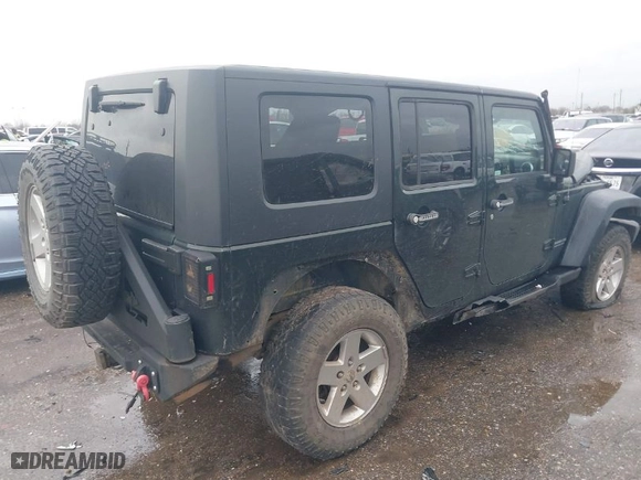 2010 Jeep Wrangler Unlimited Sport with VIN 1J4BA3H16AL163816, listed as a IAAI auction lot 41556866 with 160,224 mi miles. Bid and sale history available at carsss.com. Image 4.