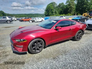 2019 Ford Mustang EcoBoost with VIN 1FA6P8TH0K5167704, listed as a Copart auction lot 59506005 with 65,204 mi miles and Salvage title. Bid and sale history available at DreamBid. Image 1.