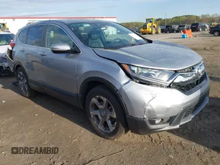 2019 Honda CR-V EX-L with VIN 2HKRW2H81KH677690, listed as a IAAI auction lot 41924225 with 39,227 mi miles and . Bid and sale history available at carsss.com. Image 1.