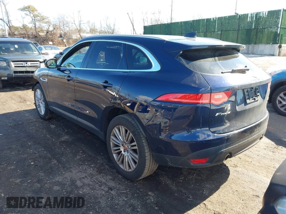 2020 Jaguar F-Pace 30t Portfolio with VIN SADCN2GX6LA659099, listed as a IAAI auction lot 41567986 with 46,058 mi miles and . Bid and sale history available at DreamBid. Image 3.