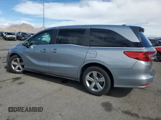 2020 Honda Odyssey EX with VIN 5FNRL6H5XLB009666, listed as a Copart auction lot 45526805 with 81,622 mi miles and Salvage Title. Bid and sale history available at DreamBid. Image 2.