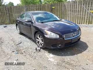 2012 Nissan Maxima SV with VIN 1N4AA5AP9CC808155, listed as a IAAI auction lot 42605852 with 148,261 mi miles and . Bid and sale history available at DreamBid. Image 1.