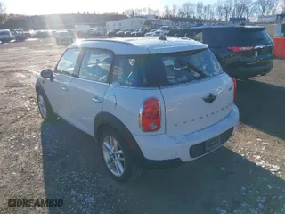 2014 MINI Cooper Countryman with VIN WMWZB3C58EWM32024, listed as a IAAI auction lot 41594143 with NaN miles. Bid and sale history available at carsss.com. Image 3.
