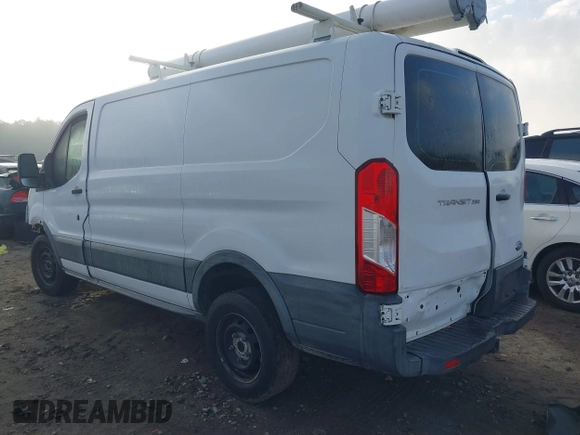 2015 Ford Transit Cargo with VIN 1FTNR1ZMXFKA38419, listed as a IAAI auction lot 41216802 with 109,744 mi miles and . Bid and sale history available at DreamBid. Image 3.
