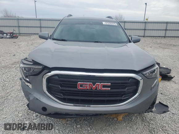 2020 GMC Terrain SLE with VIN 3GKALMEV5LL202108, listed as a Copart auction lot 47255375 with 44,187 mi miles and Salvage Title. Bid and sale history available at carsss.com. Image 5.