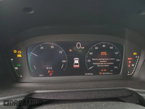 2024 Honda Accord Touring with VIN 1HGCY2F88RA027566, listed as a Copart auction lot 58067345 with 61,654 mi miles and Salvage title. Bid and sale history available at DreamBid. Image 9.